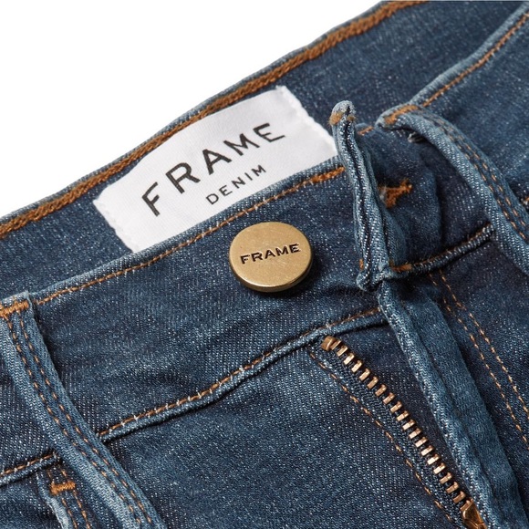 Frame Le Skinny De Jeanne Raw Distressed Jeans - Picture 9 of 10